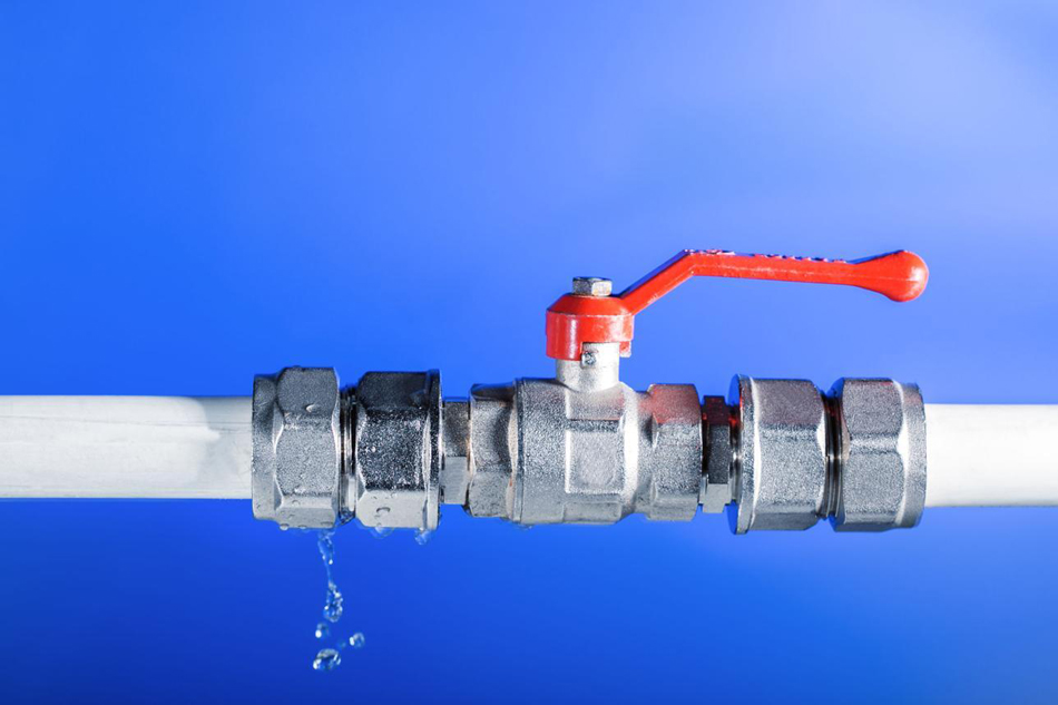 Pipe with a hidden leak.